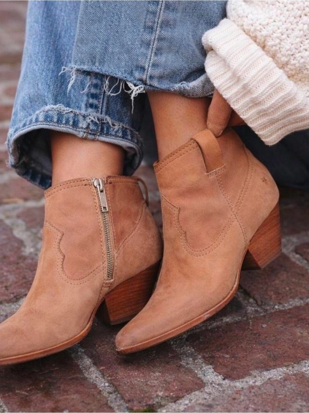 FRYE Reina Leather Booties